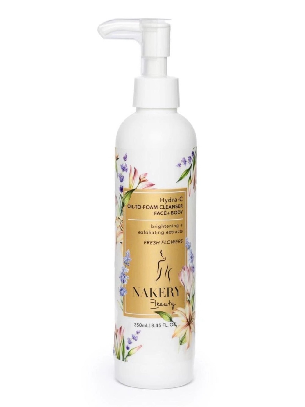Nakery Beauty Hydra-C Oil-To-Foam Cleanser Face + Body (You Pick Your Scent)
